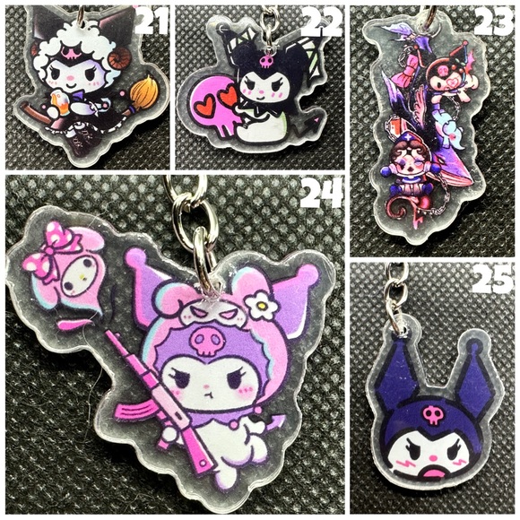 Krazy Kuromi KBK Acrylic Keychains - Picture 6 of 9